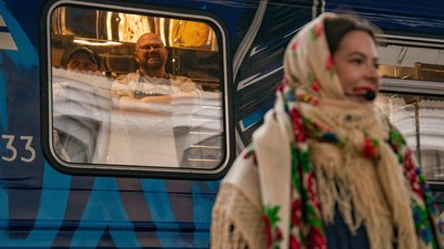 До Запоріжжя прибув потяг-кухня від Укрзалізниці До Запоріжжя прибув потяг-кухня від Укрзалізниці