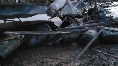Росіяни нанесли удар по промисловому підприємству з добривами на Одещині. ФОТО