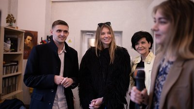 Дмитро Захарченко, Анна Заклецька, Вікторія Польченко й колеги з Суспільного телебачення
