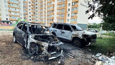 Спалили машину у Вінниці