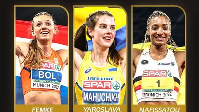 Спортсменка з Дніпра Ярослава Магучіх стала фіналісткою премії Golden Tracks