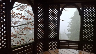 альтанка, осінь, зима, хмарна погода