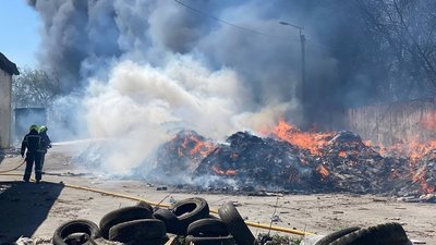 пожежа звалище пожежа звалище