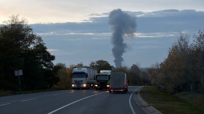 Пожежа, склад, Отинія, Франківщина