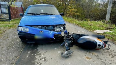 Росільна, ДТП, аварія, травмовані, скутер, моторолер