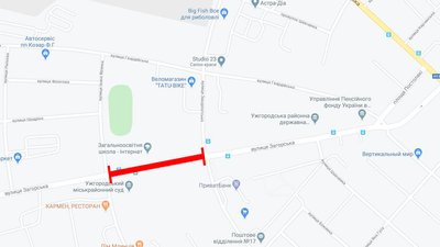 Рух транспорту обмежать в Ужгороді Рух транспорту обмежать в Ужгороді