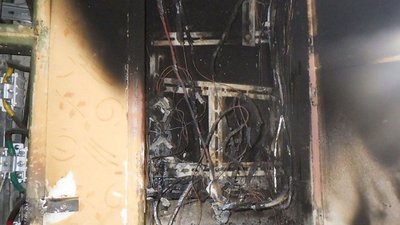 Помста за відключений інтернет: киянин спалив телекомунікаційну шафу в багатоповерхівці