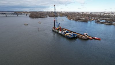 На Полтавщині почали будівництво мосту через річку Дніпро На Полтавщині почали будівництво мосту через річку Дніпро