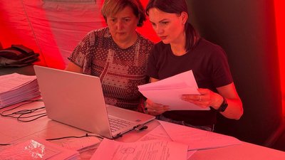 Штаб допомоги у Дарницькому районі Києва