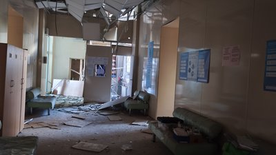 Стоматологія після удару у Салтівському районі