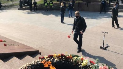 Як в Одесі в карантин відзначають День звільнення від нацистів Як в Одесі в карантин відзначають День звільнення від нацистів
