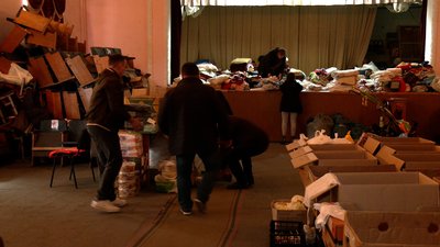 Громада на Рівненщині зібрала й підправила 150 тонн гуманітарної допомоги Громада на Рівненщині зібрала й підправила 150 тонн гуманітарної допомоги