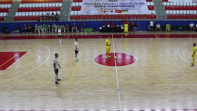 Чемпіонат світу з футзалу серед спортсменів з вадами зору.