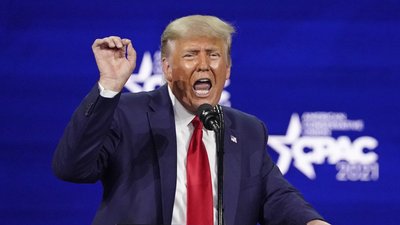 Трамп вперше після інавгурації Байдена виступив публічно. Про що говорив