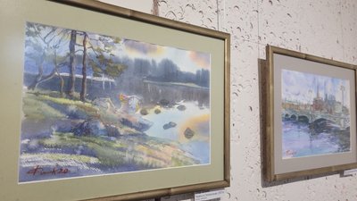 "Акварель краще пасує весні": Ігор Філик відкрив першу в Рівному персональну виставку "Акварель краще пасує весні": Ігор Філик відкрив першу в Рівному персональну виставку