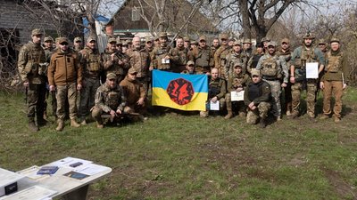Бійців львівської 125-ї окремої бригади ТрО відзначили державними нагородами Бійців львівської 125-ї окремої бригади ТрО відзначили державними нагородами