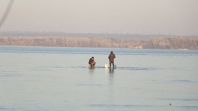 Зима, лід, Дніпро
