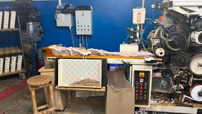 Підпільне виробництво сигарет на Львівщині та Харківщині