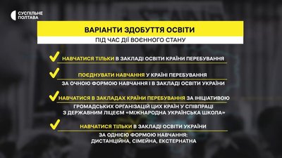 Здобуття освіти під час війни Здобуття освіти під час війни