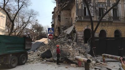 В центрі Одеси обвалився будинок