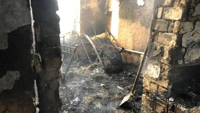 На Вінниччині на місці пожежі виявили тіло дитини На Вінниччині на місці пожежі виявили тіло дитини