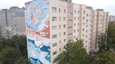 У Вінниці в рамках проєкту VIN-ART-CITY намалювали чотири мурали У Вінниці в рамках проєкту VIN-ART-CITY намалювали чотири мурали