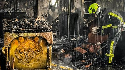 На Закарпатті сталася пожежа в монастирському скиті На Закарпатті сталася пожежа в монастирському скиті