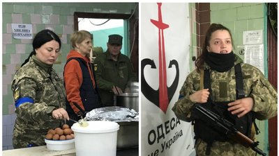 Шість кілограмів амуніції без бронежилета: як одеські військовослужбовиці захищають місто. ВІДЕО