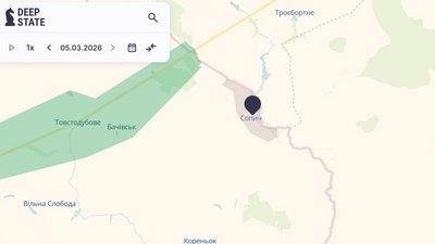 Сопич на карті Deep State