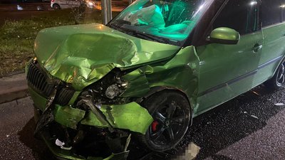 Фото з місця аварії на вулиці Шевченка Фото з місця аварії на вулиці Шевченка