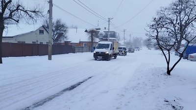 сніг, припинення руху автобусів