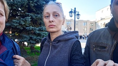 У Кривому Розі родичі провели акцію на підтримку військовополонених, які боронили Маріуполь У Кривому Розі родичі провели акцію на підтримку військовополонених, які боронили Маріуполь
