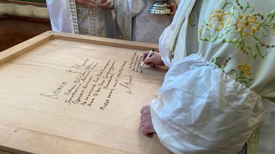 На честь Петра Калнишевського: храм Одеської військової академії пройшов церемонію переосвячення На честь Петра Калнишевського: храм Одеської військової академії пройшов церемонію переосвячення