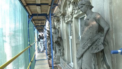 У Львові реставрують палац Ландао, що на вулиці Дорошенка