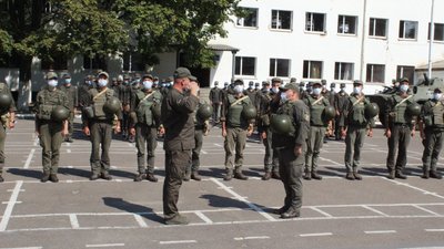 До Одещини з зони проведення ООС повернулися нацгвардійці До Одещини з зони проведення ООС повернулися нацгвардійці