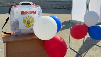 Переносна урна для «голосування», вибори до Держдуми РФ, Херсонщина