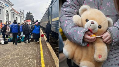 У Мукачево прибув евакуаційний поїзд із Дніпропетровської області