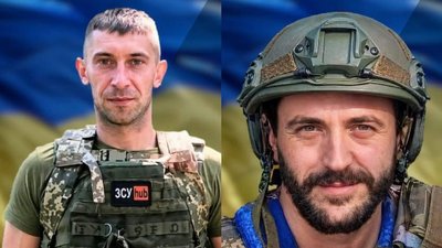 Полеглі військові з Буковини Олександр Золотілов та Олександр Бурковський