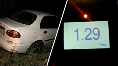 На Черкащині за ніч виявили двох водіїв напідпитку