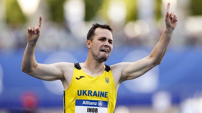 Український бігун Ігор Цвєтов