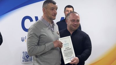 Нагородження сумського двірника Сергія Гробового