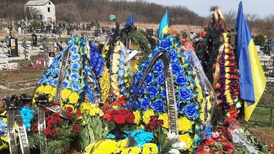 На Харківщині попрощалися із двома захисниками, які загинули в один день під Бахмутом На Харківщині попрощалися із двома захисниками, які загинули в один день під Бахмутом