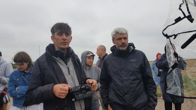 Фільм "Редакція": як проходить знімальний день на Херсонщині Фільм "Редакція": як проходить знімальний день на Херсонщині