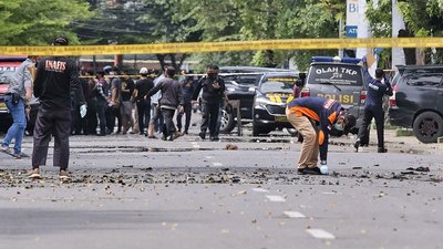 Теракт біля церкви в Індонезії: кількість поранених зросла до 20 Теракт біля церкви в Індонезії: кількість поранених зросла до 20