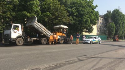 У Житомирі почали ремонт дороги на вулиці Грушевського