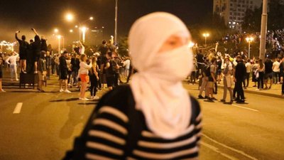 Нічні протести у Білорусі