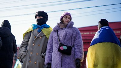 У Києві влаштували Марш єдності за Україну У Києві влаштували Марш єдності за Україну