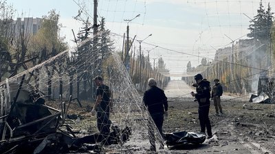 РФ вдарила по автобусу в Краматорську