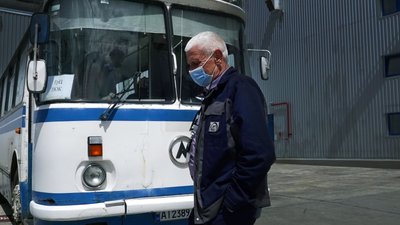 Автобус на території ЧАЕС Автобус на території ЧАЕС
