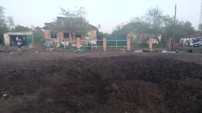 Вирва від ракети. Кропивницький район. 3 травня